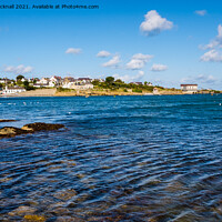 Buy canvas prints of Moelfre Anglesey Wales Seascape by Pearl Bucknall