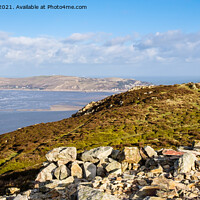 Buy canvas prints of Conwy Mountain Top on North Wales Coast by Pearl Bucknall