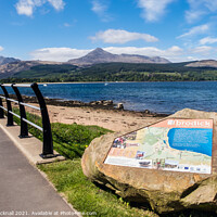 Buy canvas prints of Brodick Bay Isle of Arran Scotland by Pearl Bucknall
