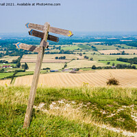 Buy canvas prints of South Downs View Sussex by Pearl Bucknall