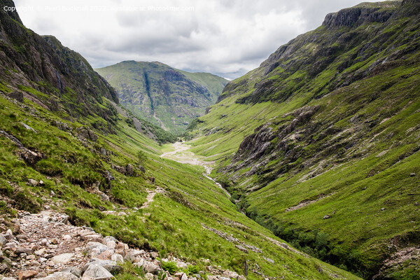 Lost or Hidden Valley of Glen Coe Scotland Picture Board by Pearl Bucknall