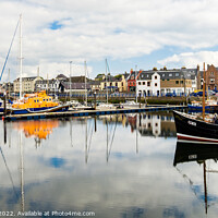 Buy canvas prints of Stornoway Harbour Isle of Lewis Hebrides by Pearl Bucknall