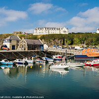 Buy canvas prints of Portpatrick Harbour Dumfries and Galloway Scotland by Pearl Bucknall