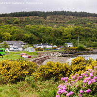 Buy canvas prints of Camping at Craignure Isle of Mull Scotland by Pearl Bucknall