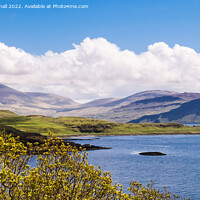 Buy canvas prints of View across Loch Tuath Isle of Mull by Pearl Bucknall