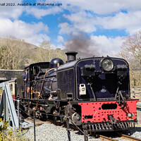 Buy canvas prints of Welsh Highland Railway Steam Train Snowdonia by Pearl Bucknall