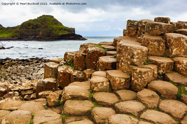 Giant's Causeway Antrim Coast Northern Ireland Picture Board by Pearl Bucknall