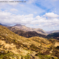 Buy canvas prints of Snowdonia Mountain Landscape Wales by Pearl Bucknall