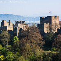 Buy canvas prints of Ludlow Castle Shropshire England by Pearl Bucknall