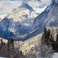 Buy canvas prints of French Alps Above Samoens France by Pearl Bucknall