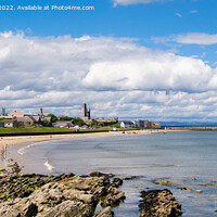 Buy canvas prints of St Andrews Fife Scotland panoramic by Pearl Bucknall