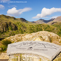 Buy canvas prints of Snowdon Mountain Viewpoint Snowdonia Wales by Pearl Bucknall