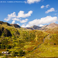 Buy canvas prints of Cwm Dyli and Snowdon Horseshoe Snowdonia Wales by Pearl Bucknall