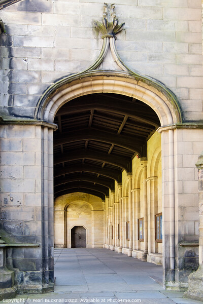 St Salvator's Chapel Cloisters St Andrews Uni Picture Board by Pearl Bucknall