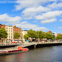 Buy canvas prints of River Liffey Dublin Ireland  by Pearl Bucknall