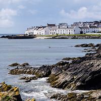 Buy canvas prints of Port Charlotte Isle of Islay Coast Scotland by Pearl Bucknall