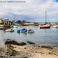 Buy canvas prints of Cemaes Bay Isle of Anglesey Wales by Pearl Bucknall