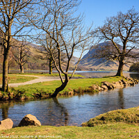 Buy canvas prints of Buttermere Lake District  by Pearl Bucknall