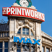 Buy canvas prints of The Printworks Manchester by Pearl Bucknall