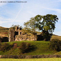 Buy canvas prints of Pendragon Castle Cumbria England by Pearl Bucknall