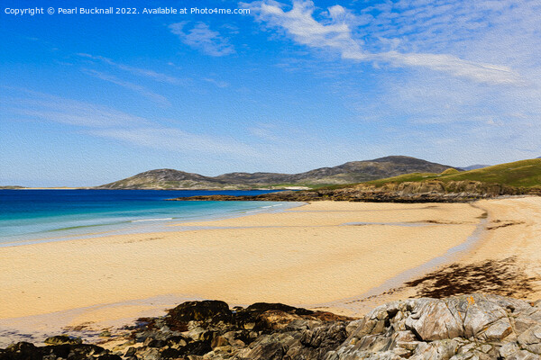 Scottish Beach Outer Hebrides Scotland  Picture Board by Pearl Bucknall