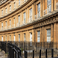 Buy canvas prints of English Architecture Bath City Somerset by Pearl Bucknall
