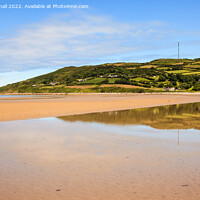 Buy canvas prints of Llanddona Beach Reflections Anglesey by Pearl Bucknall