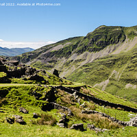 Buy canvas prints of Cwm Croesor Path and Cnicht Snowdonia Wales by Pearl Bucknall