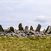 Buy canvas prints of Bronze Age Stone Circle Wales by Pearl Bucknall
