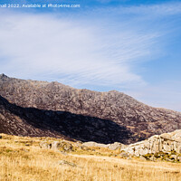 Buy canvas prints of Snowdonia Mountain Glyder Fach Wales by Pearl Bucknall