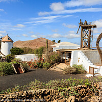 Buy canvas prints of Agricultural Museum in Lanzarote by Pearl Bucknall
