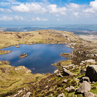 Buy canvas prints of View from Moel Siabod Snowdonia Wales by Pearl Bucknall