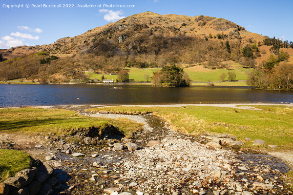 Rydal Water Lake District Outdoors Picture Board by Pearl Bucknall