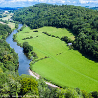 Buy canvas prints of Green Wye Valley at Symonds Yat Gloucestershire by Pearl Bucknall
