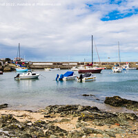 Buy canvas prints of Cemaes Bay Isle of Anglesey Wales by Pearl Bucknall