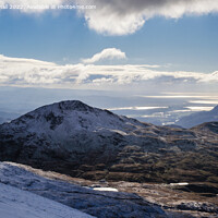 Buy canvas prints of Moody Mountain View from Snowdon by Pearl Bucknall