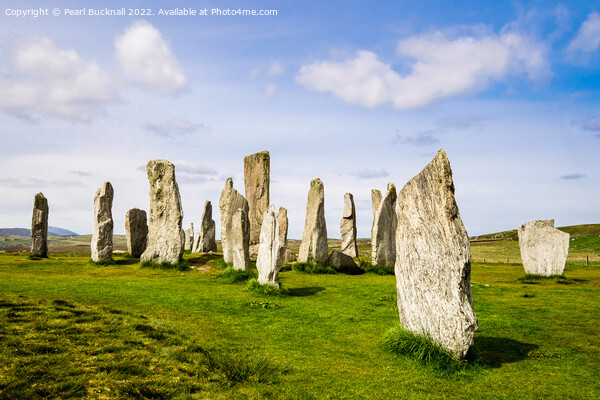 Callanish Stone Circle Isle of Lewis Scotland Picture Board by Pearl Bucknall