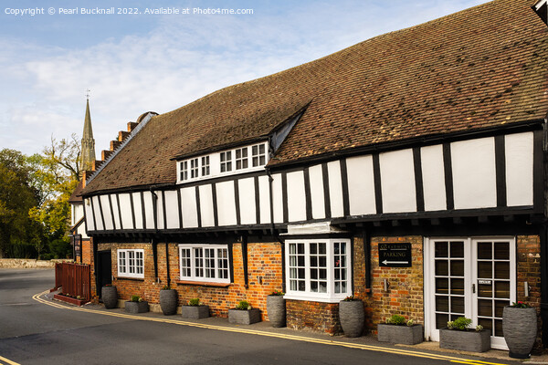 English Architecture Timbered Building England Picture Board by Pearl Bucknall