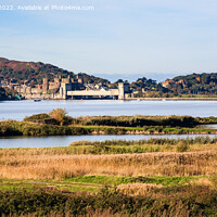 Buy canvas prints of Conwy River Estuary and RSPB Reserve Wales by Pearl Bucknall