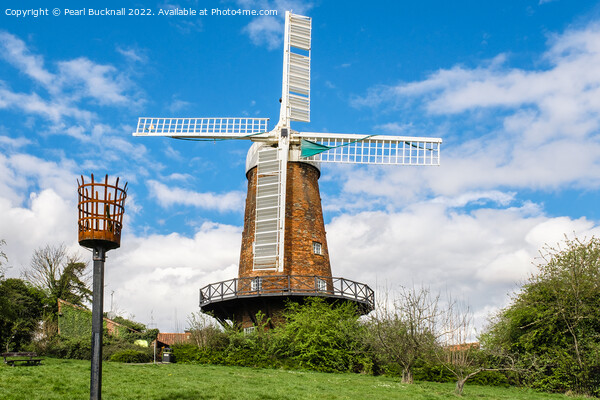 Green's Mill Windmill in Nottingham Picture Board by Pearl Bucknall