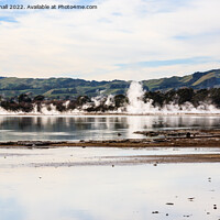 Buy canvas prints of Lake Rotorua New Zealand by Pearl Bucknall