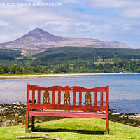 Buy canvas prints of View to Goat Fell Isle of Arran Scotland by Pearl Bucknall