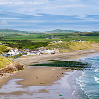 Buy canvas prints of Aberdaron Beach Llyn Peninsula Wales by Pearl Bucknall