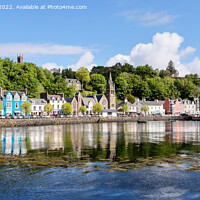 Buy canvas prints of Tobermory Reflections Mull Scotland by Pearl Bucknall