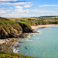 Buy canvas prints of Rocky Coast to Church Bay Anglesey by Pearl Bucknall