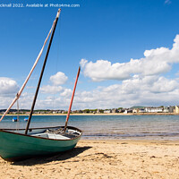 Buy canvas prints of Boat in Elie Harbour Fife Scotland by Pearl Bucknall