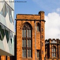 Buy canvas prints of Architecture John Ryland's Library Manchester by Pearl Bucknall