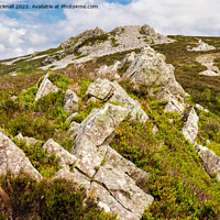 Buy canvas prints of Stiperstones Shropshire Hills Landscape by Pearl Bucknall