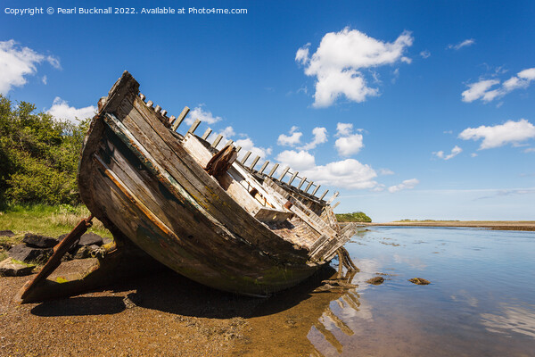 Traeth Dulas Shipwreck Anglesey Picture Board by Pearl Bucknall