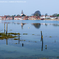 Buy canvas prints of Bosham Chichester Harbour Sussex Coast by Pearl Bucknall